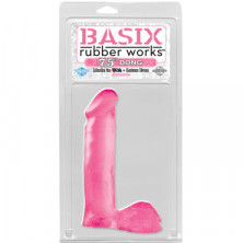 Pipedream Basix Rubber Works 19 см розовый