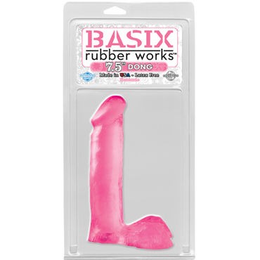Pipedream Basix Rubber Works 19 см розовый
