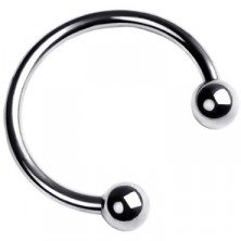 ToyFa Metal Подкова на головку пениса, серебристая