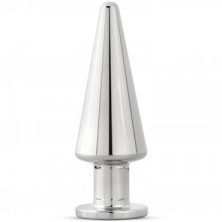Sinner Metal Pointy Buttplug, серебристая
