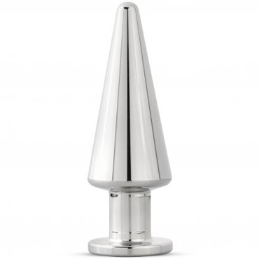 Sinner Metal Pointy Buttplug, серебристая