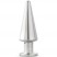 Sinner Metal Pointy Buttplug, серебристая