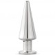 Sinner Metal Pointy Buttplug, серебристая