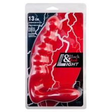 ToyFa Black&Red Light Анальный стимулятор, красный