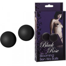Doc Johnson Black Rose Ben Wa Balls, черные