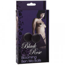Doc Johnson Black Rose Ben Wa Balls, черные