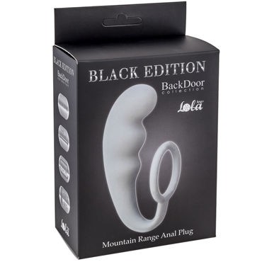 Lola Toys Back Door Mountain Range Anal Plug, серый