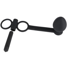 Orion Black Velvets Vibrating Rings & Plug, черная