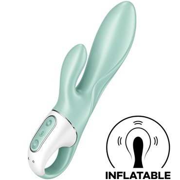 Satisfyer Air Pump Bunny 5+, зеленый