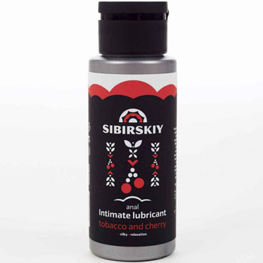 Sibirskiy Расслабляющий анальный лубрикант с ароматом вишни и табака, 100 мл