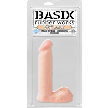 Pipedream Basix Rubber Works 19 см телесный