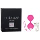 California Exotic Embrace Love Balls, розовый
