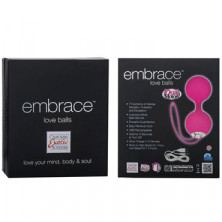 California Exotic Embrace Love Balls, розовый