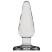 Shots Toys Bottom Line Butt Plug Model 1, 15 см прозрачная