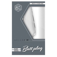 Shots Toys Bottom Line Butt Plug Model 1, 15 см прозрачная