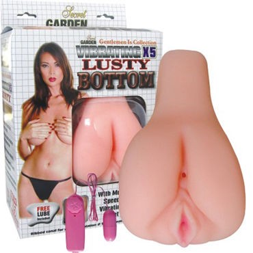 White Label Мастурбатор вагина и анус, телесный