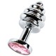 Anal Jewelry Plug Small Silver, розовый