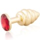 LoveToys Butt Plug Gold, красный