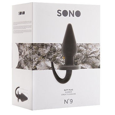 Shots Toys Sono Butt Plug №9, черная