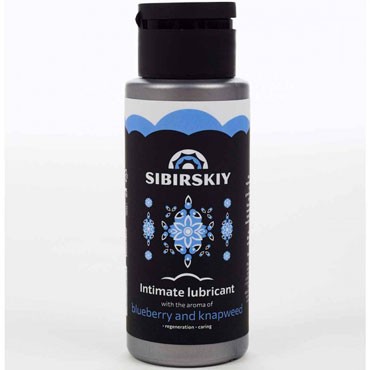 Sibirskiy Пролонгирующий лубрикант с ароматом черники и василька, 100 мл