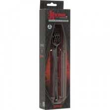 Doc Johnson Kink Spike Solid Metal Pinwheel 3 Wheels, серебристый