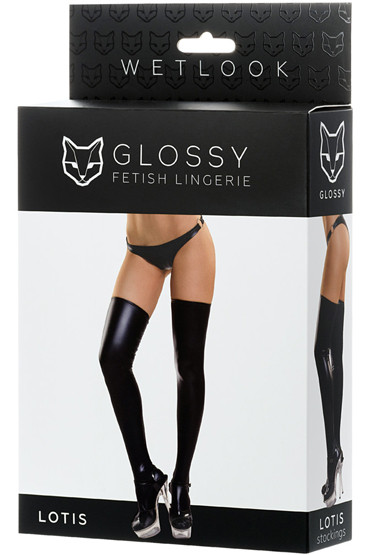 Glossy Lotis Stockings, черные