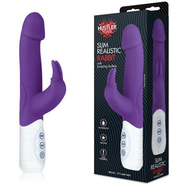 Hustler Slim Realistic Rabbit, фиолетовый