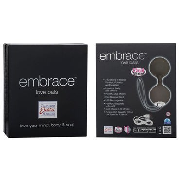 California Exotic Embrace Love Balls, серые