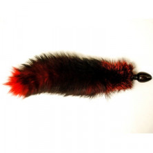 Wild Lust анальная пробка 6 см, черно-красная