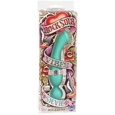 Doc Johnson Rock Star Stevie, голубой