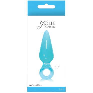 NS Novelties Jolie Pleasures Plug Mini, голубая
