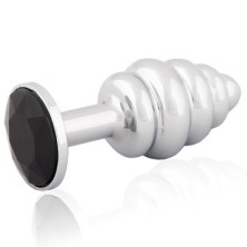 LoveToys Butt Plug Silver, черный