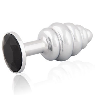 LoveToys Butt Plug Silver, черный