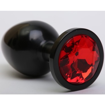 4sexdream Анальная пробка средняя, черная