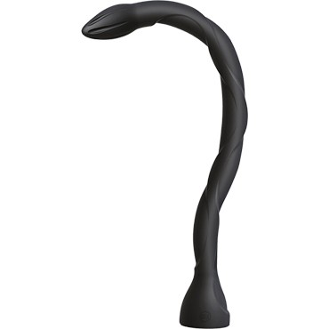 Doc Johnson Kink The Serpent Dual Density Secondskyn Anal Snake, черная