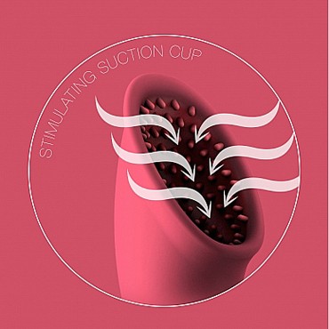 Shots Hiky Rabbit With Suction Cup, розовый