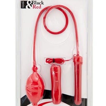 Toyfa black&red вибратор красный