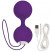 California Exotic Embrace Love Balls, фиолетовый