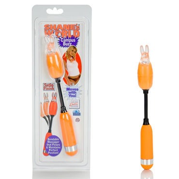 California Exotic Shanes World Campus Buzz Massagers, оранжевый