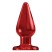 Shots Toys Bottom Line Butt plug Acrylic Model 2, 15 см красная