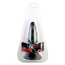 ToyFa Black&Red Анальная втулка, черная
