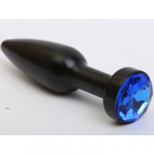 4sexdream Анальная ювелирка вытянутая, черный/синий