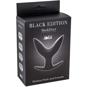 Lola Toys Back Door Medium Petals Anal Extender, черный