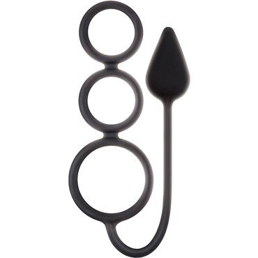 NS Novelties Renegade 3 Ring Circus Small, черный