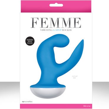 NS Novelties Vibrating G Spot Rocker, голубой