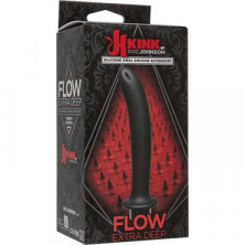 Doc Johnson Kink Flow Extra Deep Silicone Anal Douche Accessory, черная