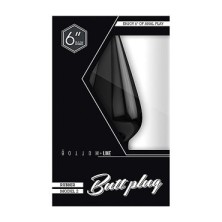 Shots Toys Bottom Line Butt plug Model 2, 15 см черная