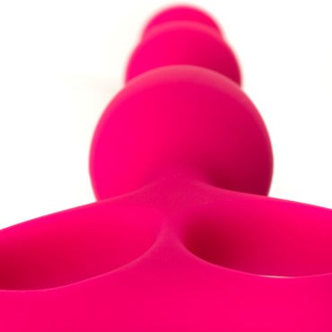 ToyFa Popo Pleasure Анальная цепочка 18 см, розовая