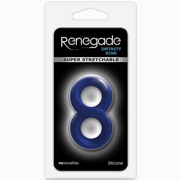 NS Novelties Renegade Infinity Ring, синее