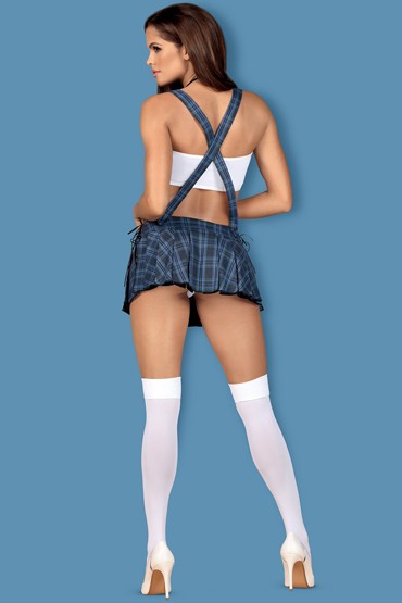 Obsessive Studygirl, бело-синий